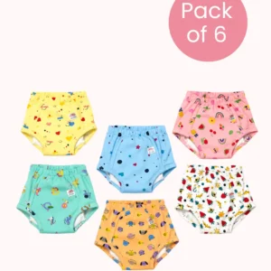 Rainbow Joy | Reusable Cloth Diapers | Pack of 6