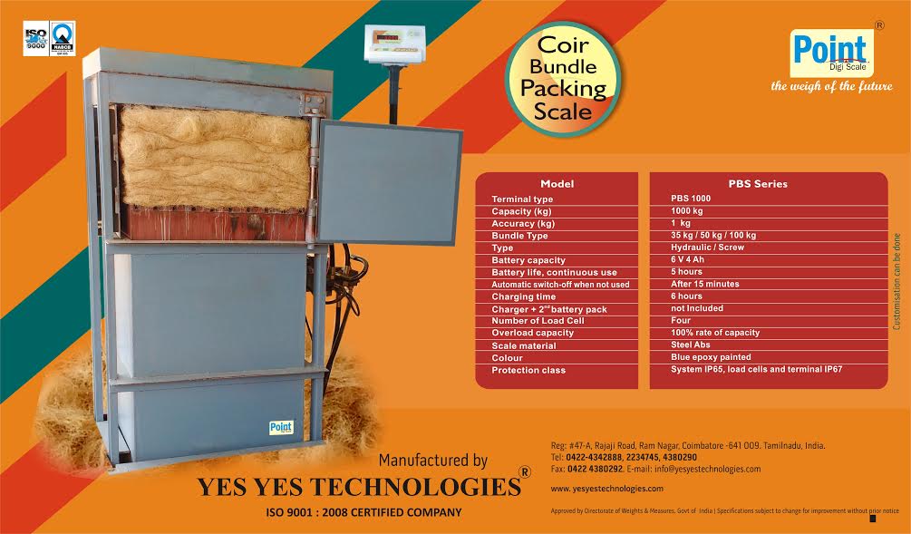 Coir Bundle Packing Machine