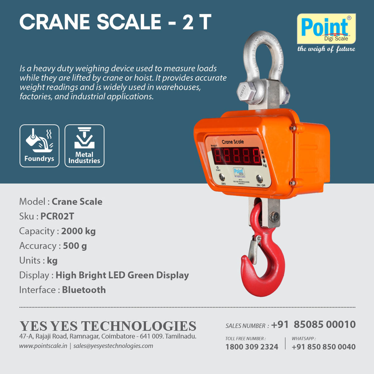 Crane Scale 2 Ton