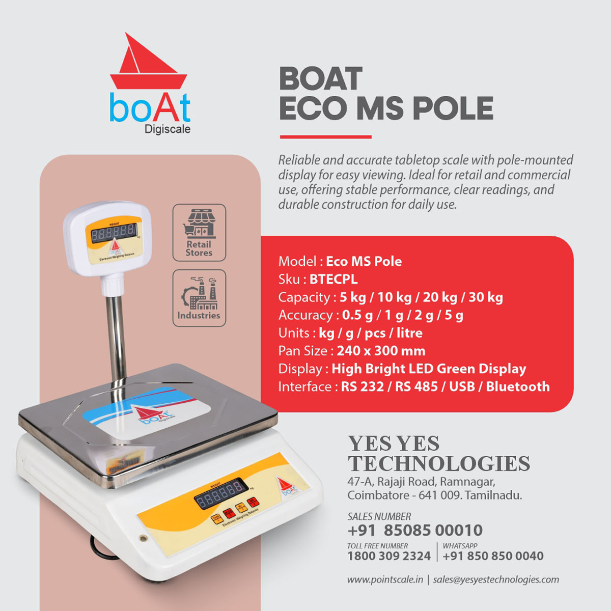 Boat Eco MS Pole