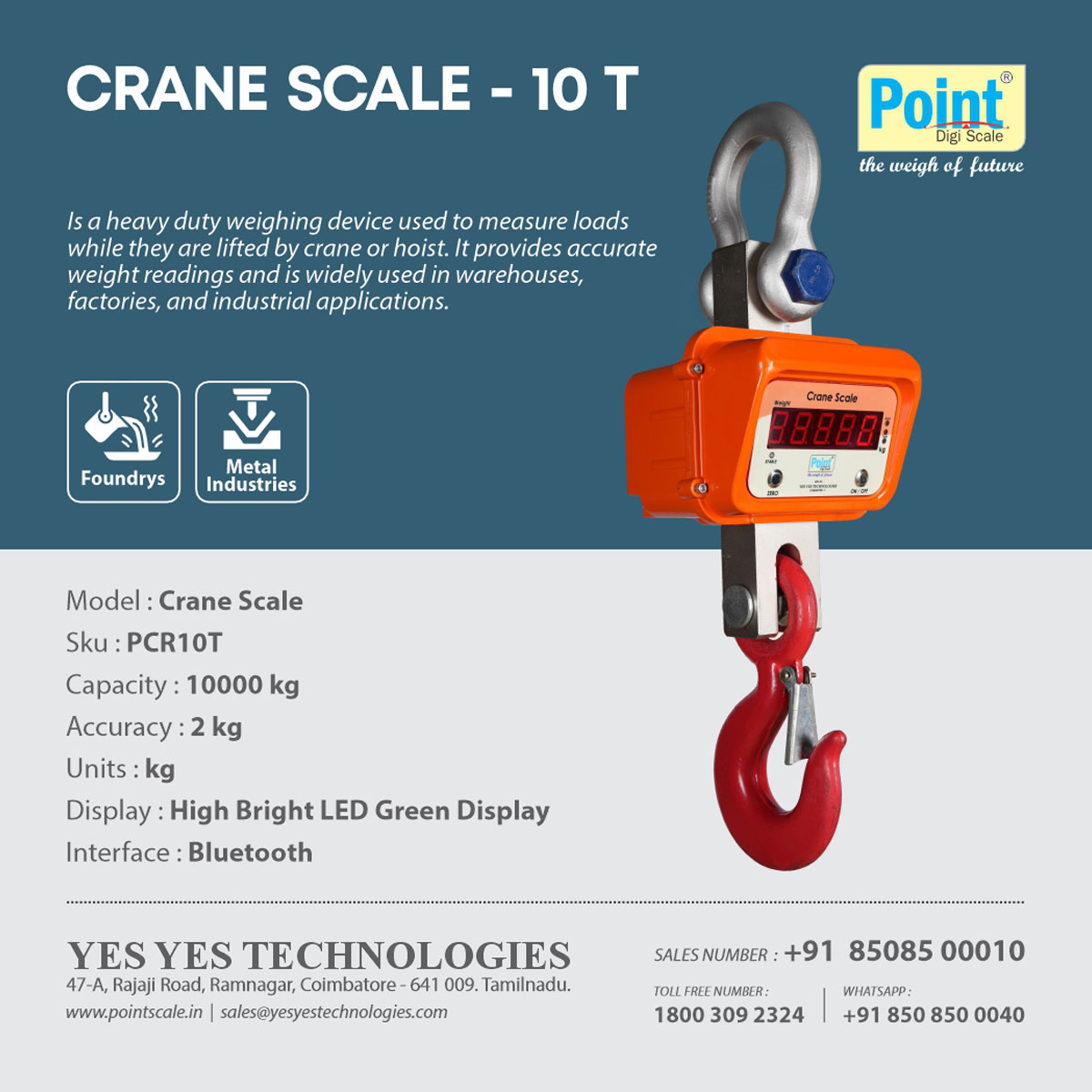 Crane Scale 10 Ton