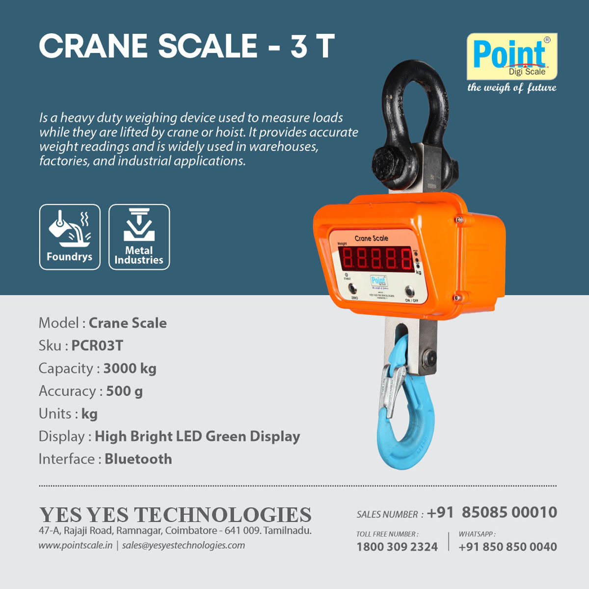Crane Scale 3 Ton